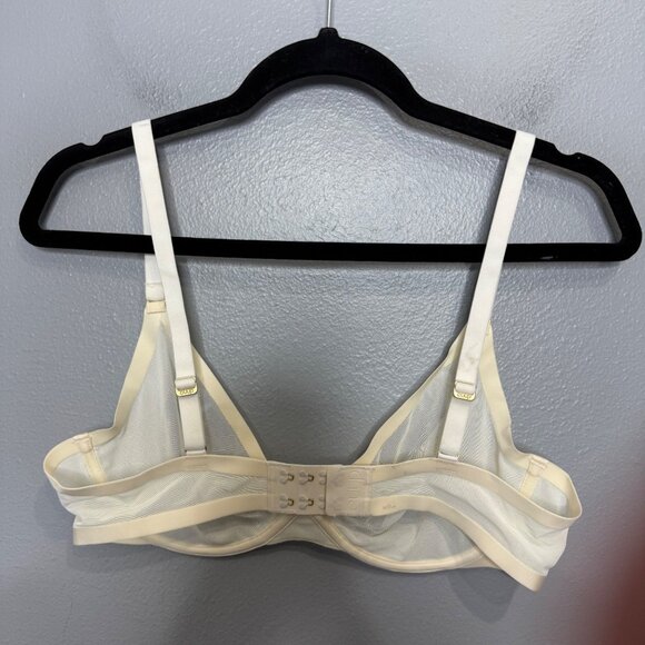 CUUP the plunge mesh bra in ivory size 36C - Picture 6 of 6